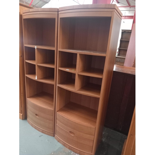 451 - Two pine shelving units

Height 170cm
Width 60cm
Depth 44cm