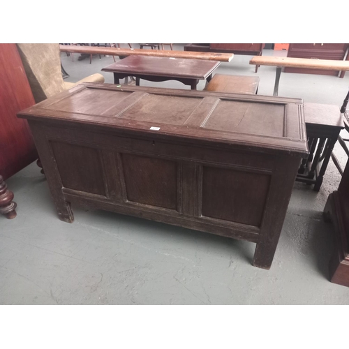 458 - An oak coffer

Height 70cm
Width 130cm
Depth 57cm