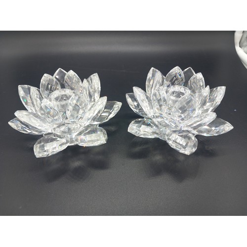 769 - A pair of Swarovski crystal 