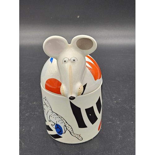 789 - A Villeroy and Boch Animal Park mouse jam pot by R Benedikt