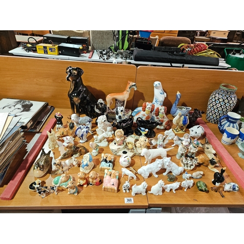 360 - Assorted china animals