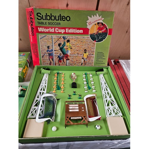 380 - Subbuteo World Cup Edition and Test Match table top cricket game