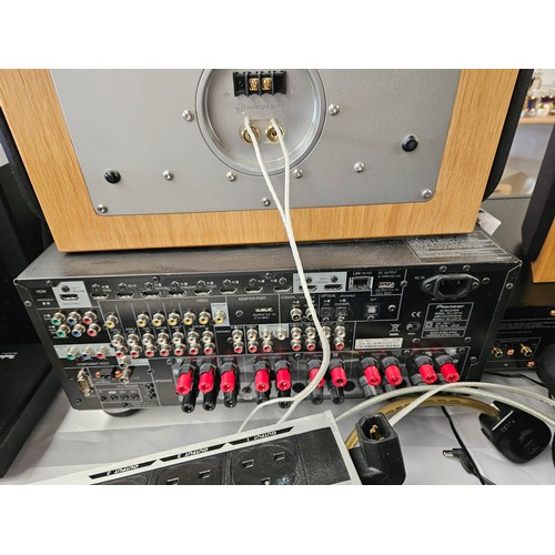 384 - Very good stereo equipment to include Monitor Audio GSFX Gold Signature speakers, Monitor Audio Silv... 