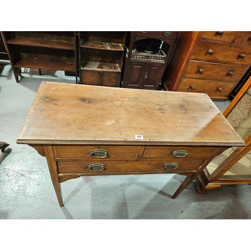 426 - A mahogany lowboy

Height 78cm, Width 110cm, Depth 46cm