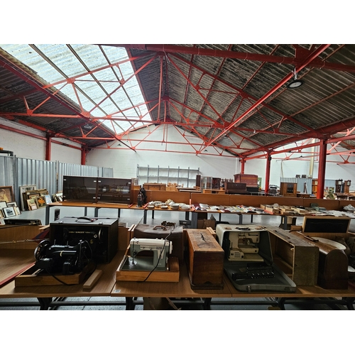 317 - 6 cased sewing machines to include Singers, Alpha, Bernina, etc