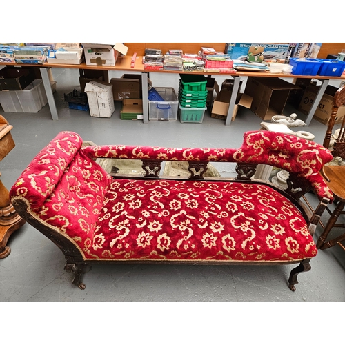 387 - Edwardian chaise longue