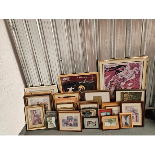 429 - A quantity of framed pictures and prints