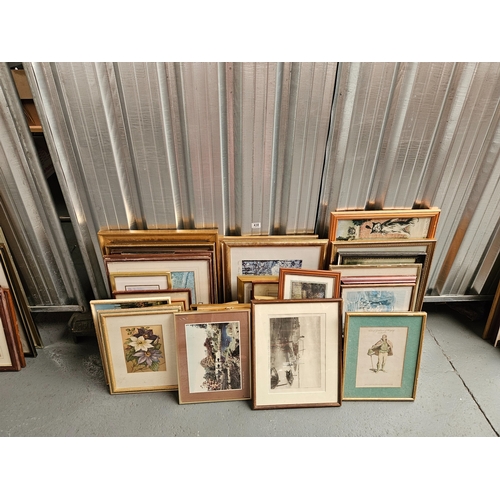 430 - A quantity of framed pictures and prints