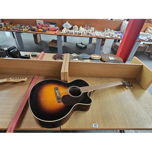 525 - A Hudson Guitar Company electric/acoustic guitar