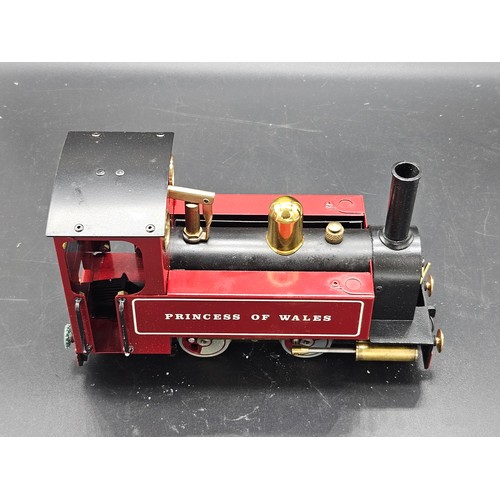 800 - A Mamod Princess of Wales limited edition steam train in box - never used however slight oxidation t... 