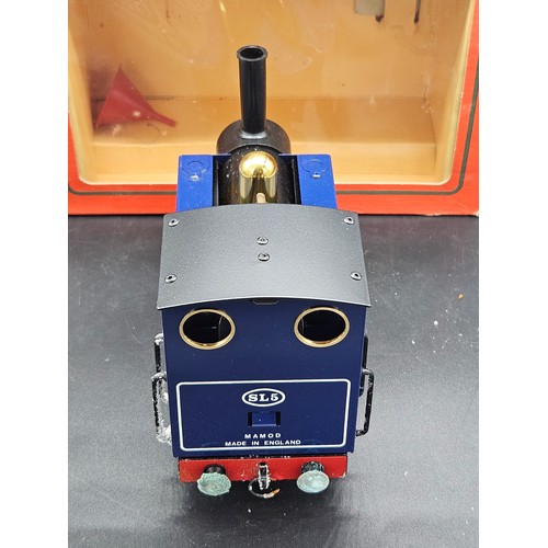 801 - A Mamod Prince of Wales limited edition steam train in box - never used however slight oxidation to ... 