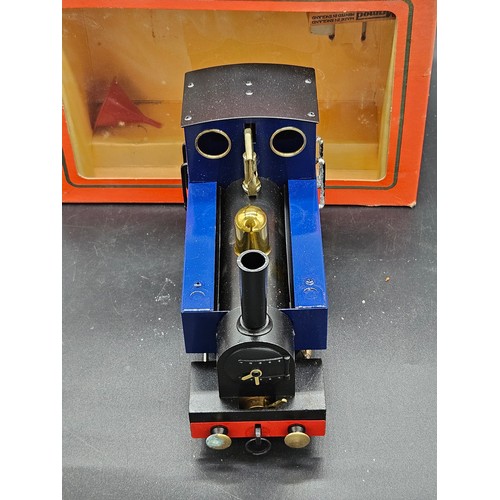 801 - A Mamod Prince of Wales limited edition steam train in box - never used however slight oxidation to ... 