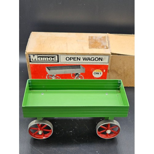 802 - A Mamod OW.1 open wagon with original box - near mint condition