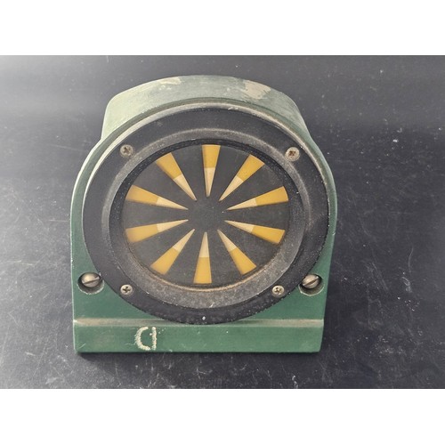 820 - A Railway A.W.S sunflower indicator as used in diesel train engines