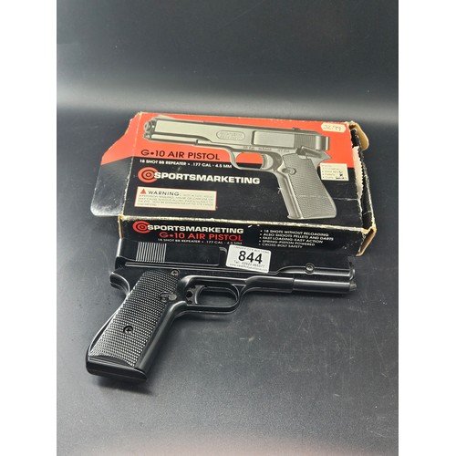 844 - A Sports Marketing G10 18 shot .177 repeater air pistol