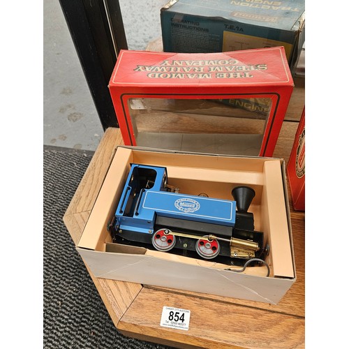 854 - A Mamod Steam Railways Engine - unused and boxed - slight oxidation from storage