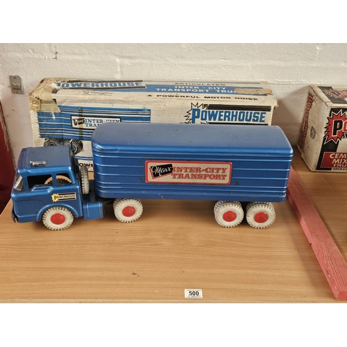 500 - A large Marx tinplate Powerhouse 