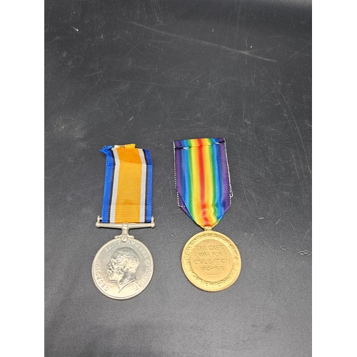 843 - First World War Medals - British War Medal and Victory Medal - G. E. Goddard - No. 37510 - Royal Fus... 