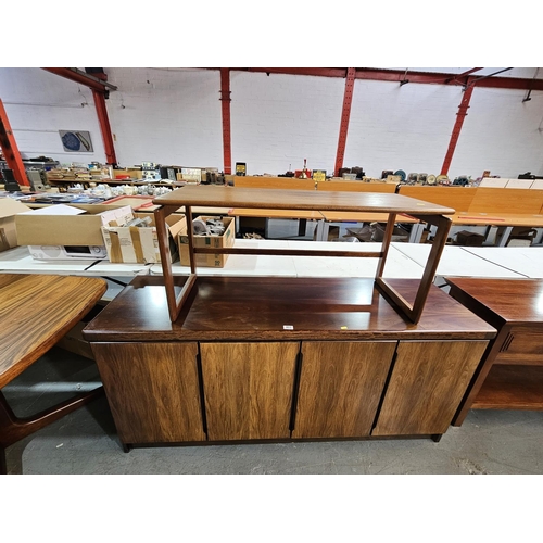 403 - An A/S Chr. Linneberg rosewood sideboard together with a teak coffee table

Sideboard Measurements: ... 