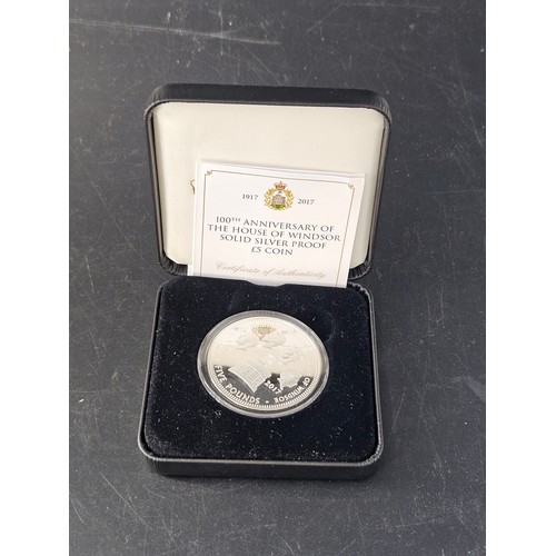 530 - A boxed Jubilee mint silver proof £5 2017 