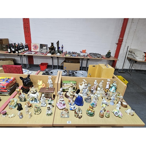 341 - A selection of ornaments and figurines