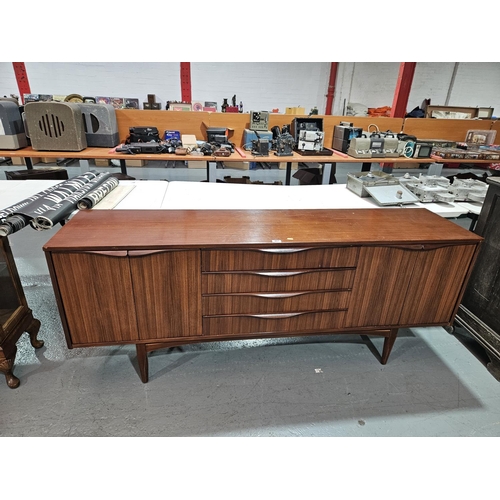 407 - A mid century sideboard

Measurements: Height 76cm, Width 186cm, Depth 45cm