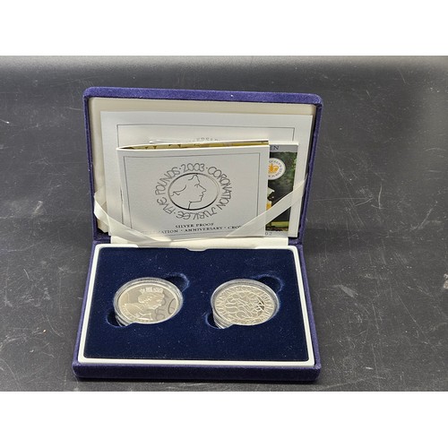 502 - A boxed set of Royal Mint - silver proof 2003 