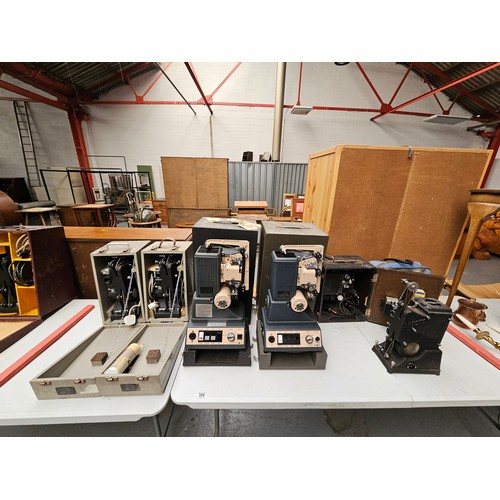 386 - Six Specto vintage movie projectors