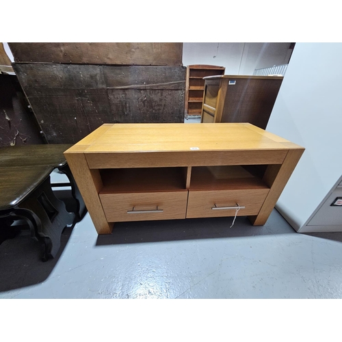 438 - A G Plan oak media cabinet