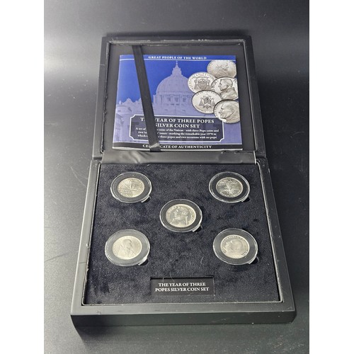 546 - Bradford Exchange Silver Coin Set 