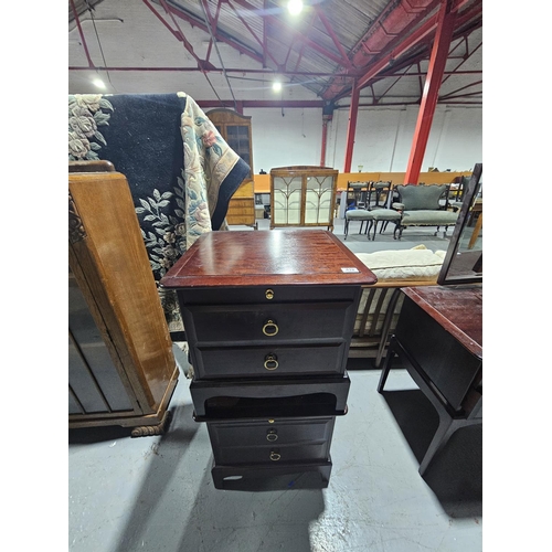 432 - A pair of Stag Minstrel bedside cabinets