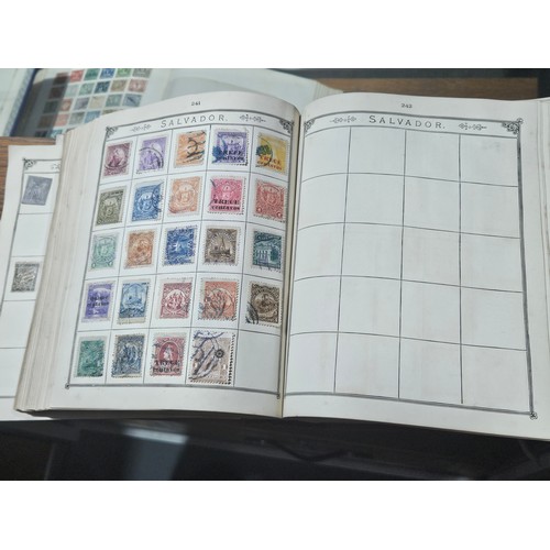 531 - 3 good albums of stamps. 1 album of world stamps, 1 album containing Penny Reds, Blues, 1/2 pennies ... 