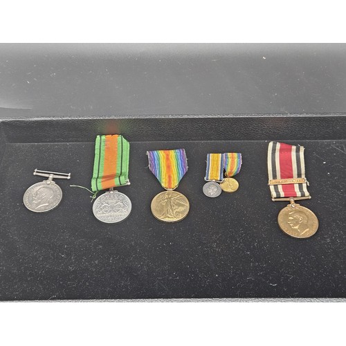 518 - A group of War Medals awarded to 118346 - 2 A.M. - P.E. March Royal Air Force - the War Medal, the D... 