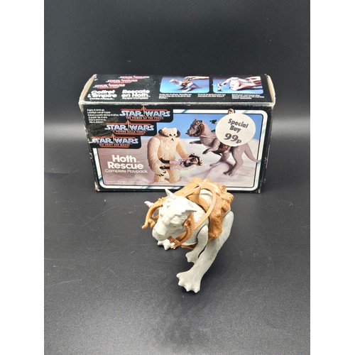 574 - A rare vintage boxed Star Wars The Power of the Force Tri Logo Hoth Rescue complete playpack - this ... 