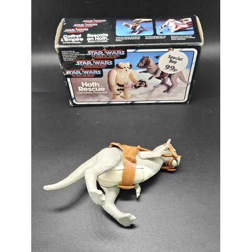 574 - A rare vintage boxed Star Wars The Power of the Force Tri Logo Hoth Rescue complete playpack - this ... 