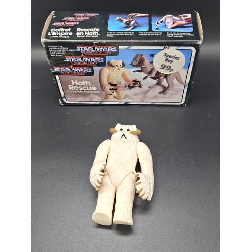 574 - A rare vintage boxed Star Wars The Power of the Force Tri Logo Hoth Rescue complete playpack - this ... 