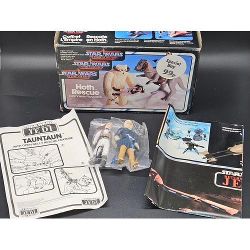 574 - A rare vintage boxed Star Wars The Power of the Force Tri Logo Hoth Rescue complete playpack - this ... 