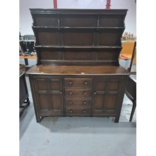 406 - An Ercol dresser
H170cm  W144cm  D51cm