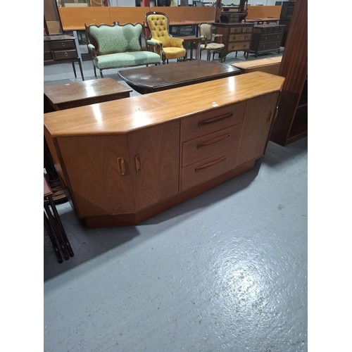 437 - A teak G Plan sideboard
H73cm  W188cm  D46cm