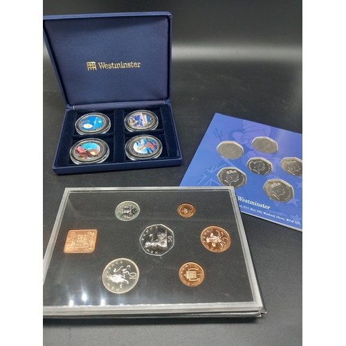 Boxed proof British Coin sets (various dates)