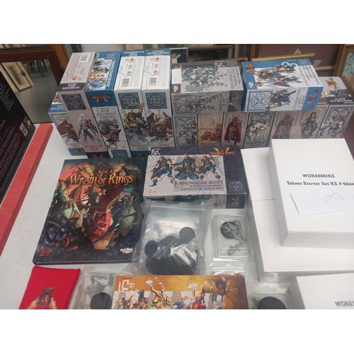 703 - Large collection of OOP Wrath of Kings miniatures, including Teknes, Shael-ham and some Nasier