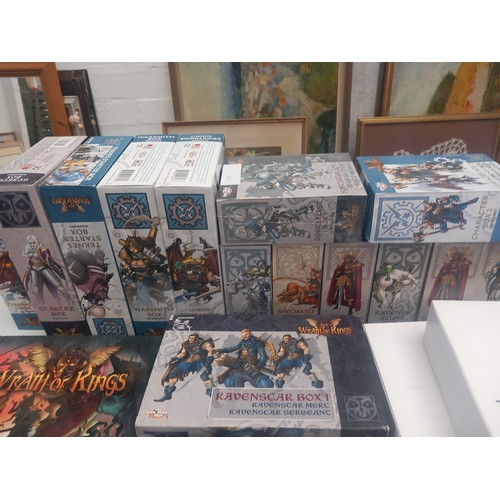 703 - Large collection of OOP Wrath of Kings miniatures, including Teknes, Shael-ham and some Nasier