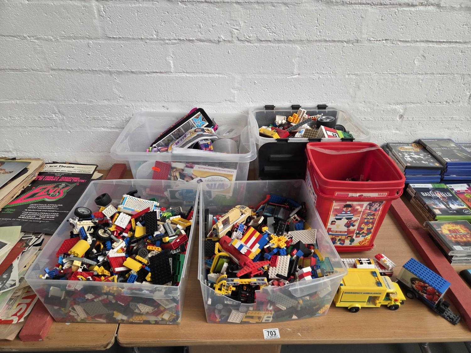 A selection of Lego