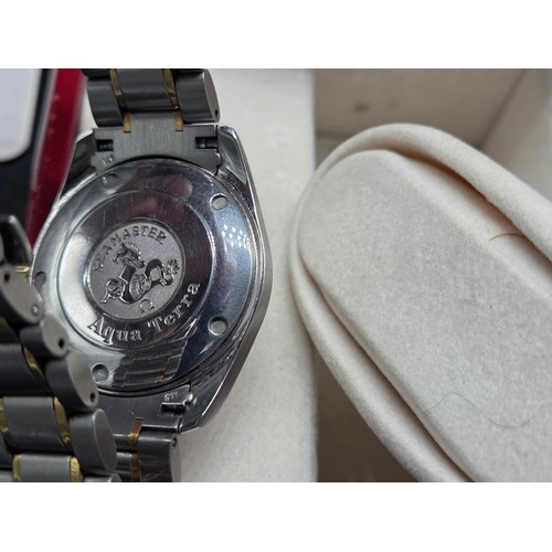 739 - An Omega Seamaster Aqua Terra 150m steel/yellow gold gents watch 2317.30.00 stainless steel and 18k ... 