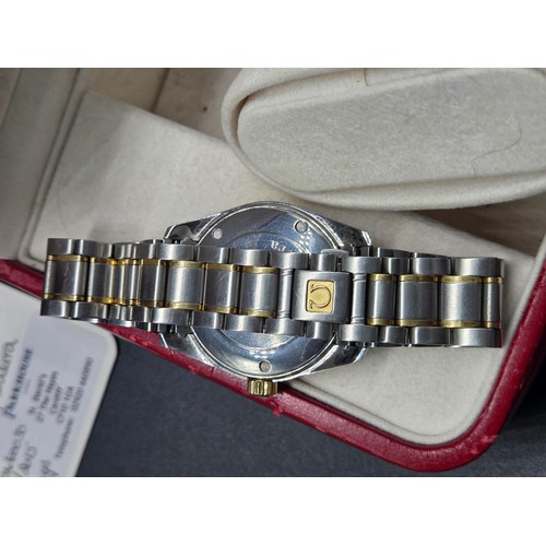 739 - An Omega Seamaster Aqua Terra 150m steel/yellow gold gents watch 2317.30.00 stainless steel and 18k ... 