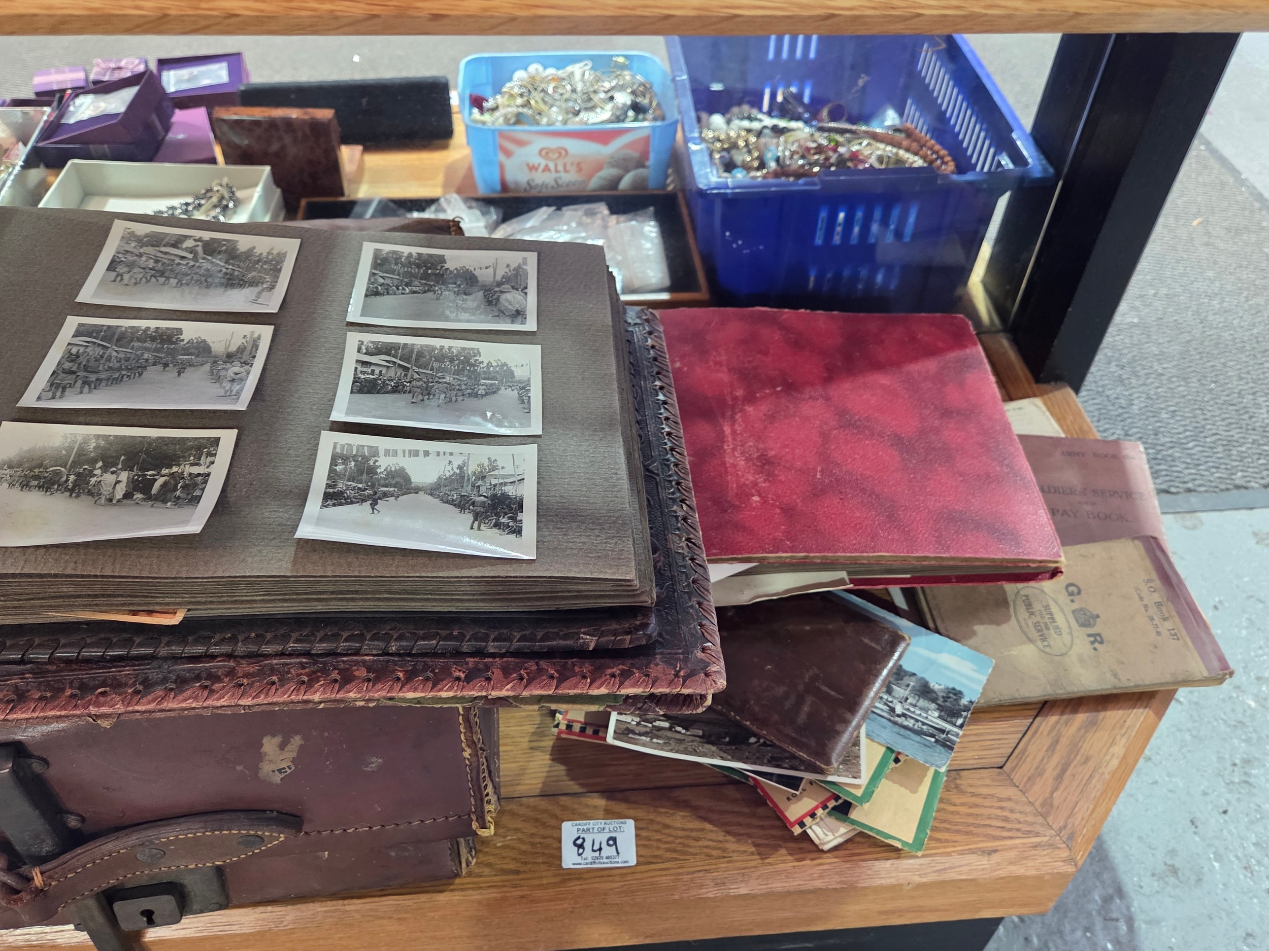 First and Second World War photographs, ephemera, transcripts of First ...