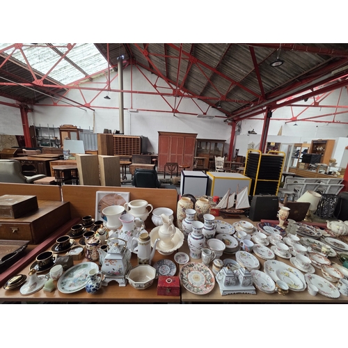 461 - Decorative household china - vases, Wedgwood, teapots, plates, etc