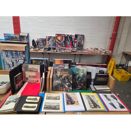 724 - A collection of Railway books and photographs