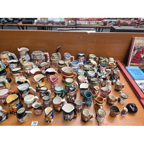 742 - A variety of Toby jugs