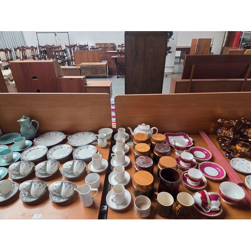 753 - Decorative china to include Wedgwood, Portmeirion, Denby, Poole and Hornsea